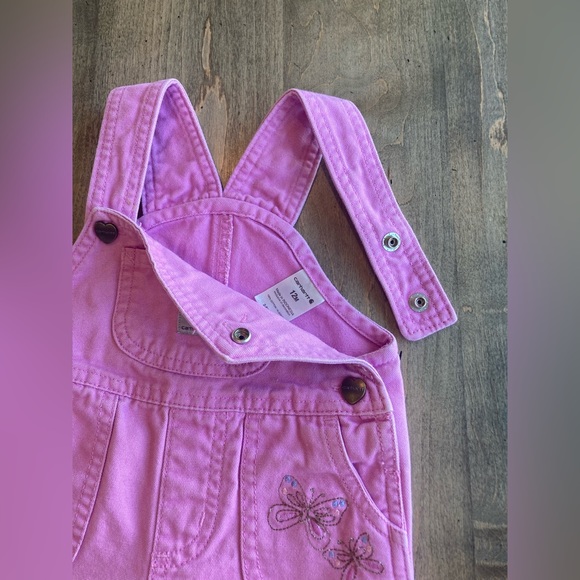 Carhartt Girls Pink Overalls - sz 12m 👶🏼🚜 - Picture 6 of 8